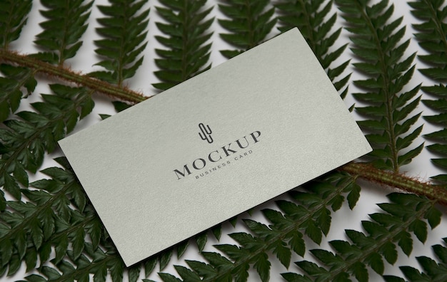 Nursery business card mockup