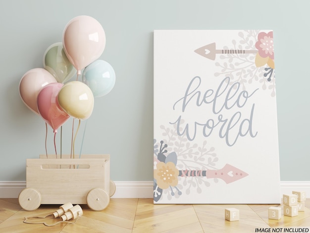 Nursery Canvas Mockup