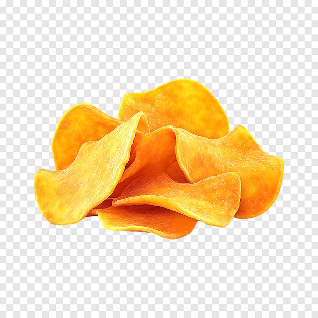 PSD nutritious pumpkin chips isolated on a transparent background for healthconscious ads