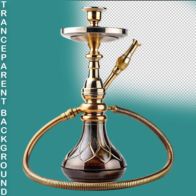 o hookah isolated on transparent background