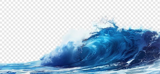 PSD ocean rolling wave texture png on transparent background