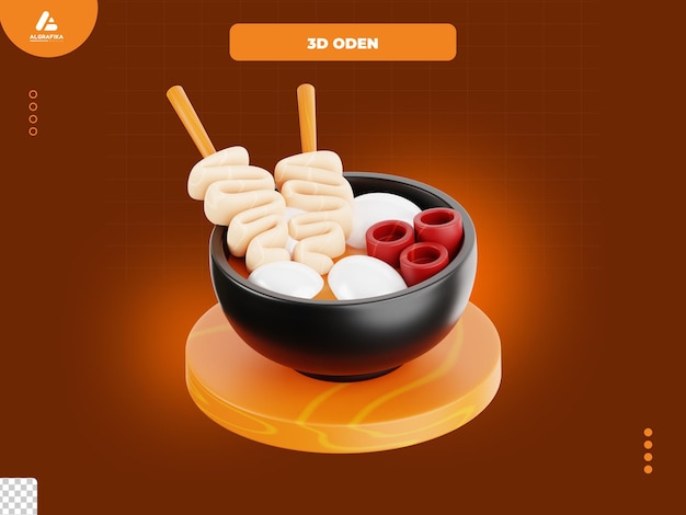 PSD oden 3d icon