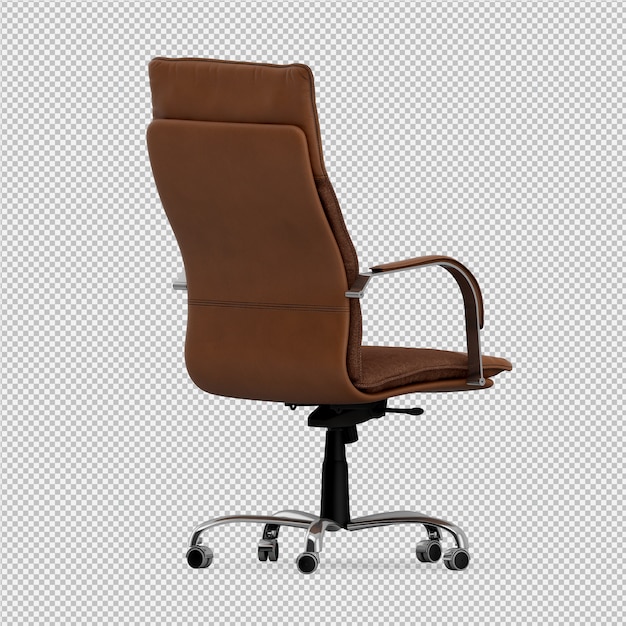 Office chair 3D isolated render