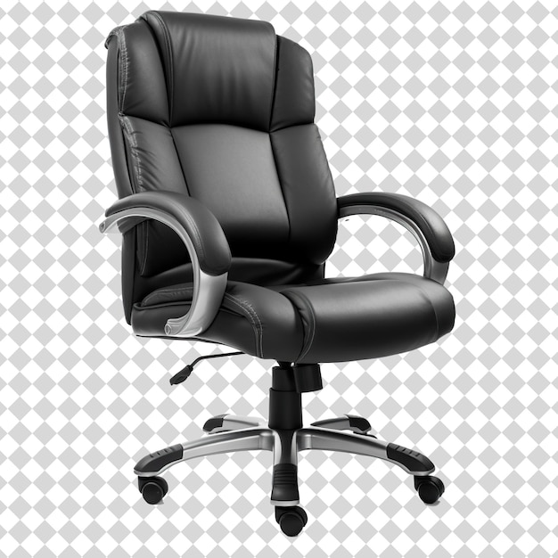 Office chair Isolated on transparent background PNG file format