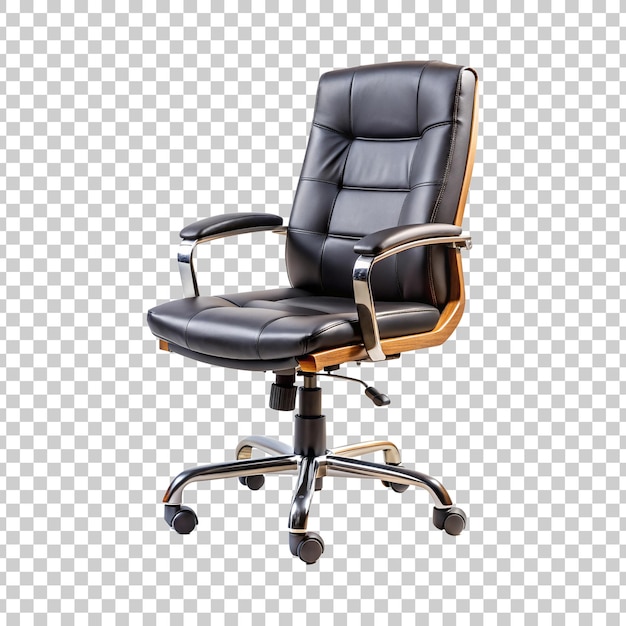 PSD a office chair isolated on transparent background