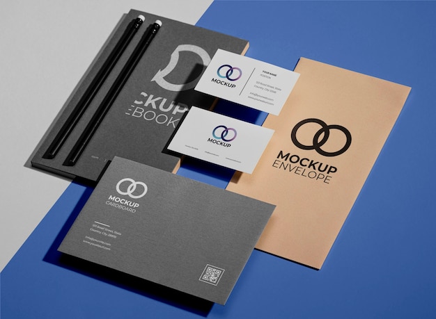 Office stationery mock-up