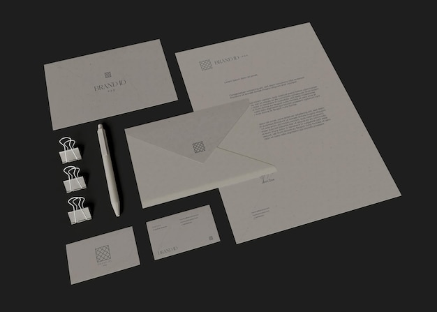 Office Stationery Mockup