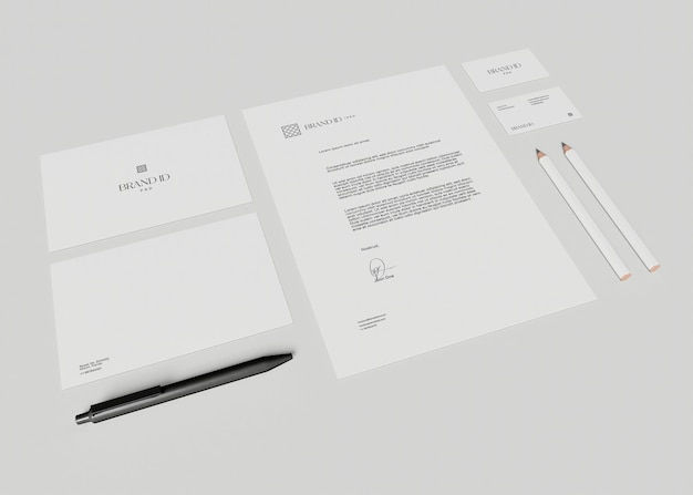 Office Stationery Mockup