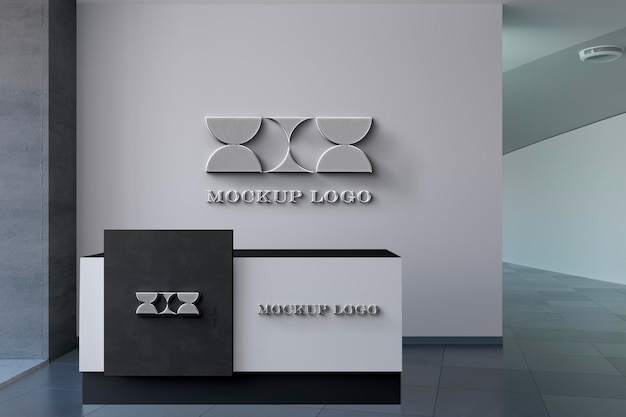 Office Wall Logo Mocku