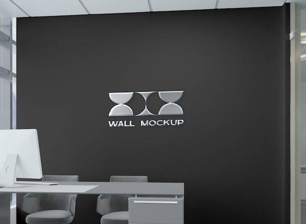 Office Wall Logo Mocku