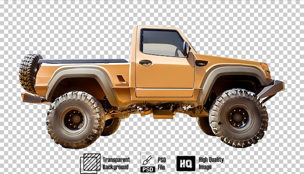 OffRoad Truck isolated on transparent background