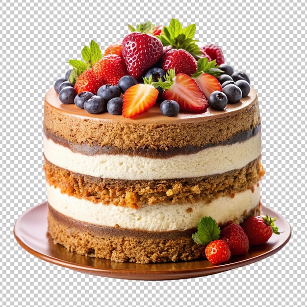 PSD ofrenda delight cake on transparent background