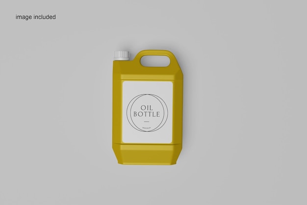 oil bottle mockup