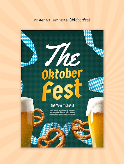 PSD oktoberfest template design