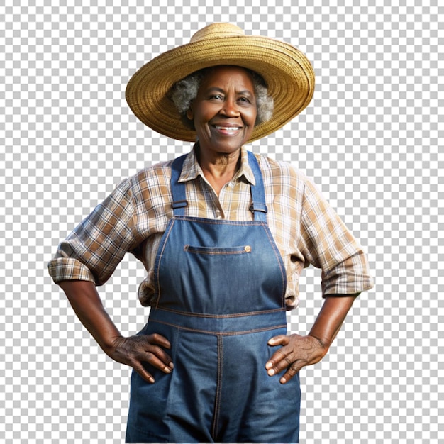 old black woman attractive farmer