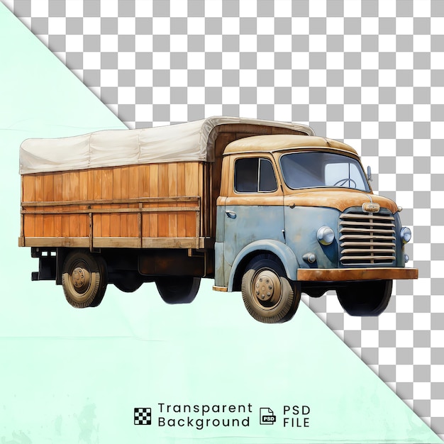 PSD old truck png