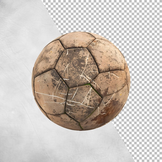 Old vintage ball Isolated on transparent background