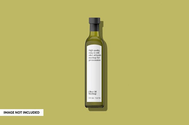 PSD olive bottle mockup