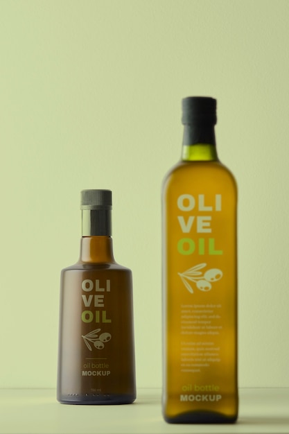 Olive oil mockup design