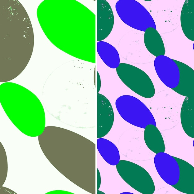 PSD olive with oval shape and minimalistic design with asymmetri unique tropical fruit pattern vector