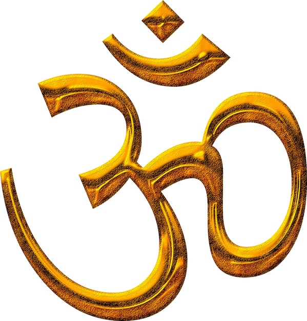 PSD om iconic symbol of hinduism for indian culture and tradition