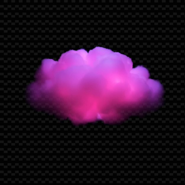 Ombre Cloud With Gradated Colors Seamless Transitions and Subtle Shading Ne_Isolated_Neon_Objecto