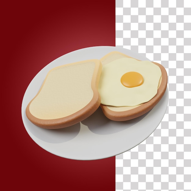 Omelet 3D Icon