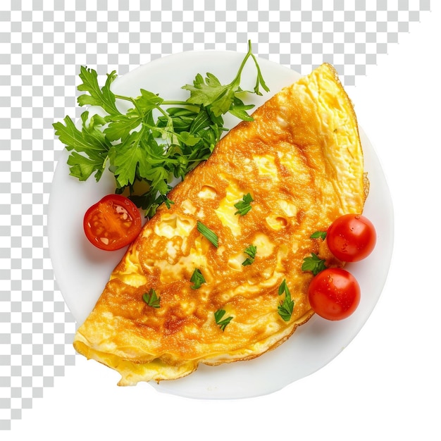 PSD omelette transparent background