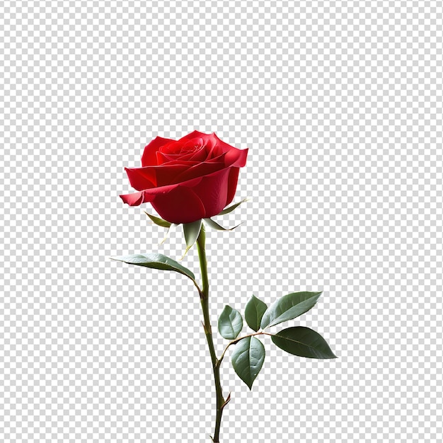 one Red rose