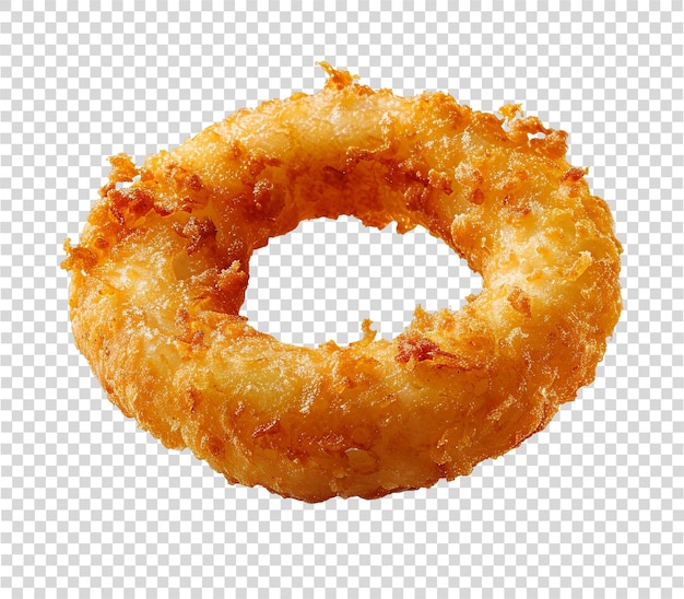 Onion ring isolated on transparent background