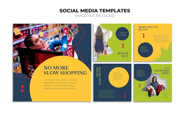 Online Business Social Media Post Templates