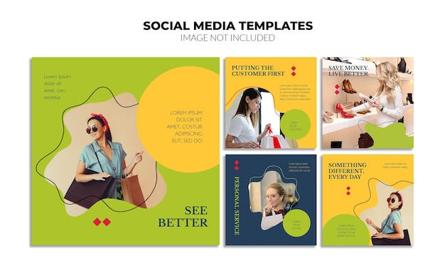 Online Business Social Media Post Templates