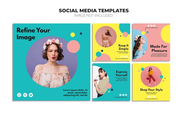 Online Business Social Media Post Templates