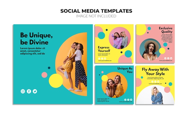 Online Business Social Media Post Templates