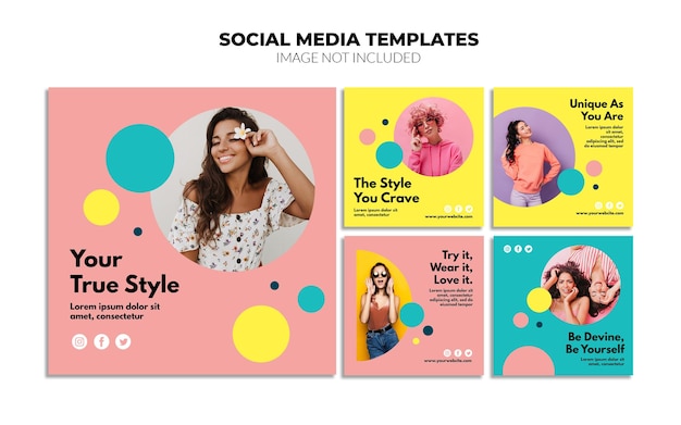 Online Business Social Media Post Templates