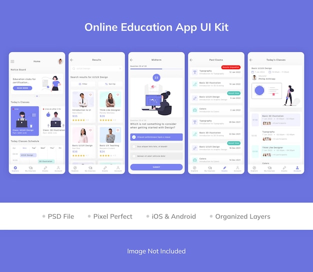 Online Education App UI Kit