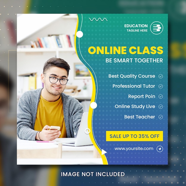 Online Learning social media instagram template