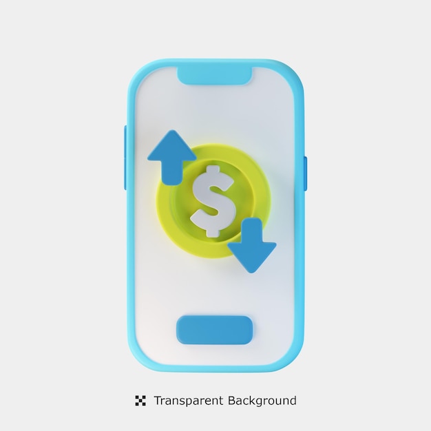 Online Payment 3d Icon Illutration