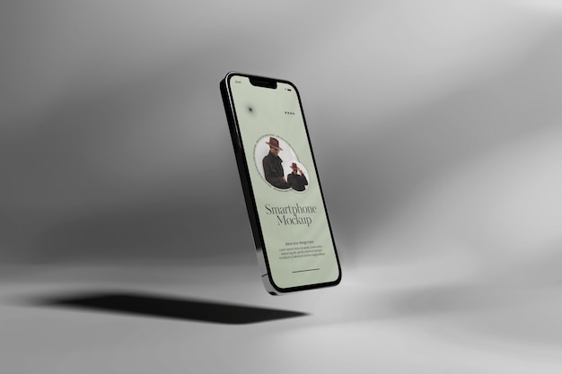 Online shopping smartphone mockup