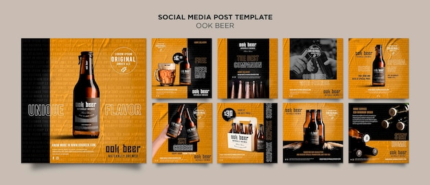 Ook beer social media post template