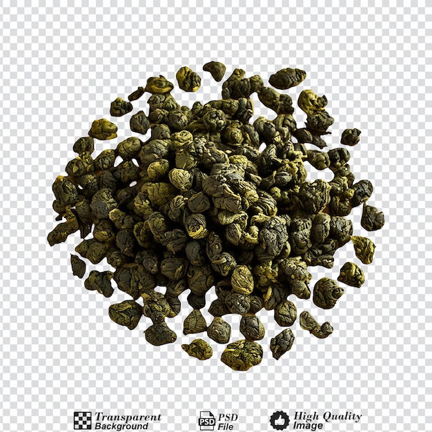 PSD oolong tea isolated on transparent background