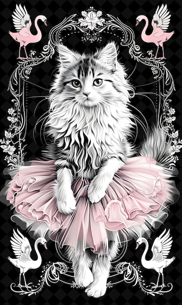 Open Up the Cat World by Personalized Cat PNG Image Designs for Decoration and Printing