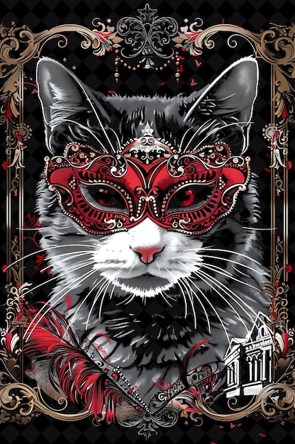 Open Up the Cat World by Personalized Cat PNG Image Designs for Decoration and Printing