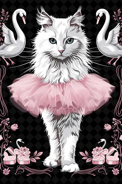 Open Up the Cat World by Personalized Cat PNG Image Designs for Decoration and Printing