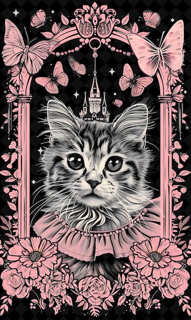 Open Up the Cat World by Personalized Cat PNG Image Designs for Decoration and Printing