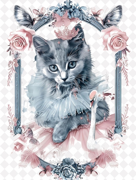 Open Up the Cat World by Personalized Cat PNG Image Designs for Decoration and Printing