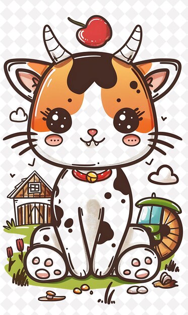 Open Up the Cat World by Personalized Cat PNG Image Designs for Decoration and Printing