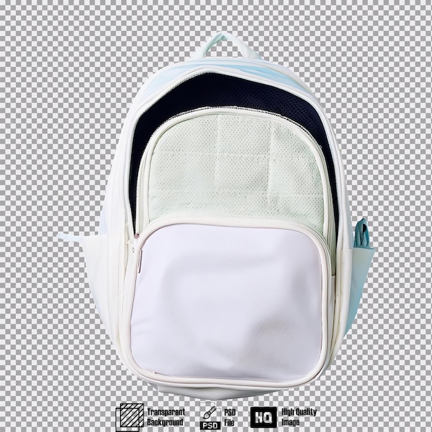 Opened Kids Backpack 6 on transparent background