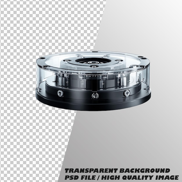 PSD optical encoder isolated on transparent background psd file