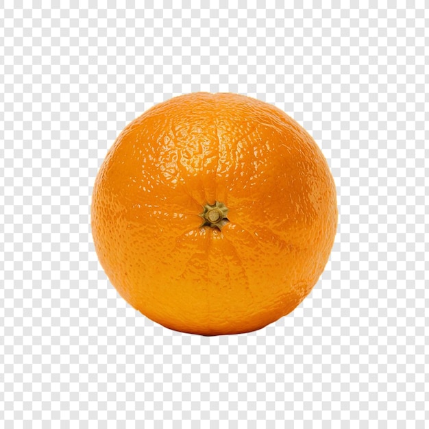 an orange is on a transparent background